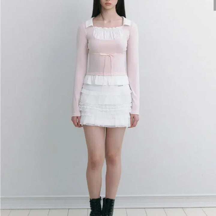 [BUNJANG] Not Your Rose Hina Skirt (White) M / 낫유어로즈 히나 스커트 (화이트) M
