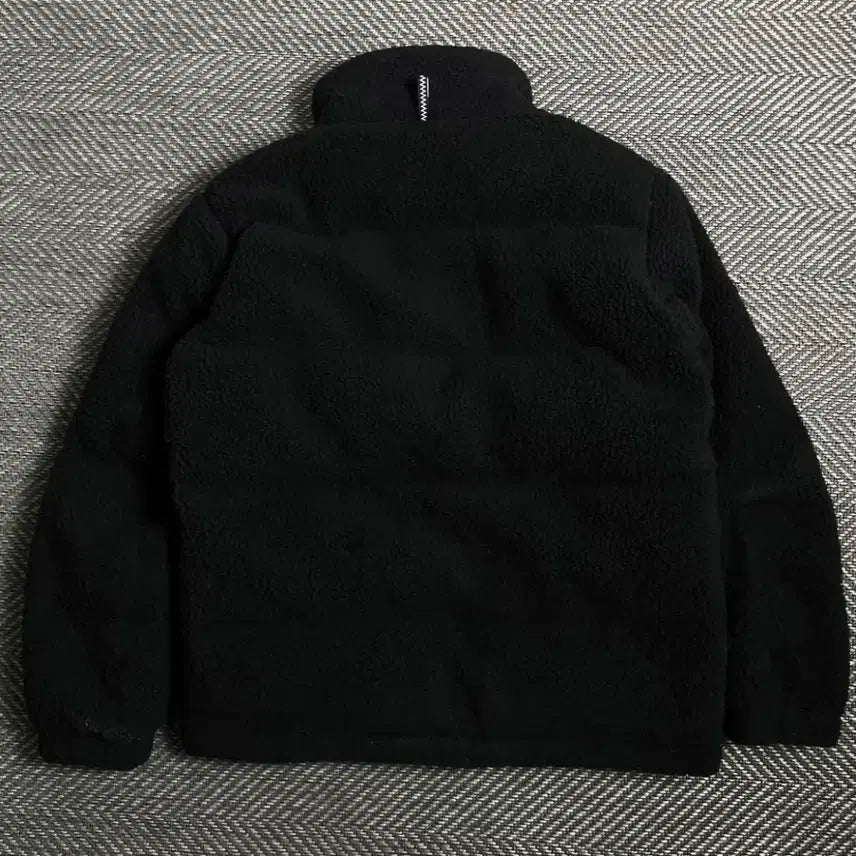 [BUNJANG] Puma Embroidered Logo Duck Down Puffer Sherpa Fleece Jacket Black / 퓨마 자수로고 덕다운 푸퍼 쉐르파 플리스 패딩 블랙o 5340