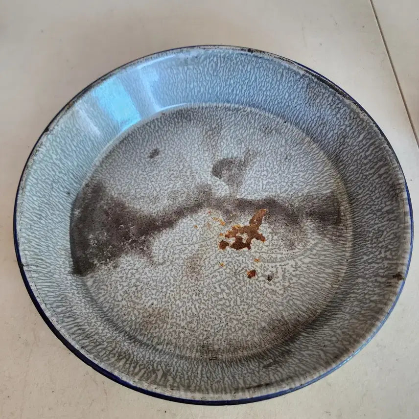 [SOLD OUT] 옛날 빈티지 법랑 지름25.2cm  높이4cm