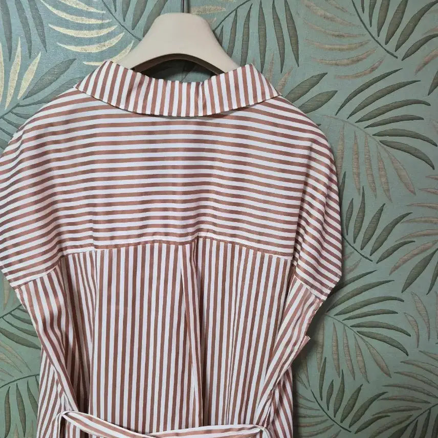 [BUNJANG] Renoma Striped Long Dress / 레노마 롱원피스