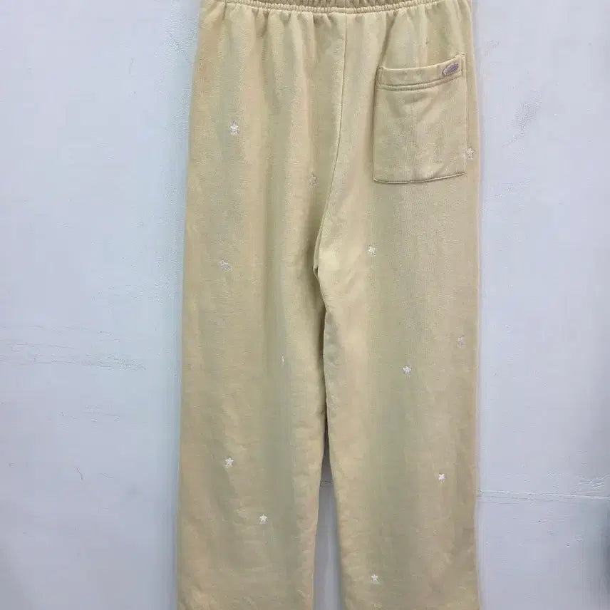 [BUNJANG] RONRON Star Embroidery Jogger Pants (Cream Yellow) / F [새상품] RONRON 론론 별 자수 조거팬츠 크림 옐로우