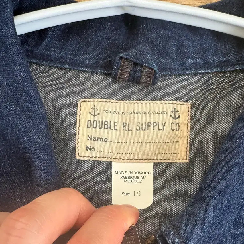 [BUNJANG] RRL Denim Work Jacket / 더블알엘 데님 워크 자켓