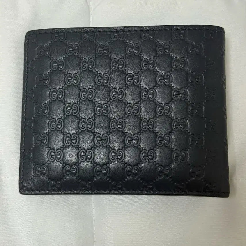 [BUNJANG] Gucci Microguccissima Navy Leather Wallet / 구찌 마이크로시마 반지갑 네이비(정품)