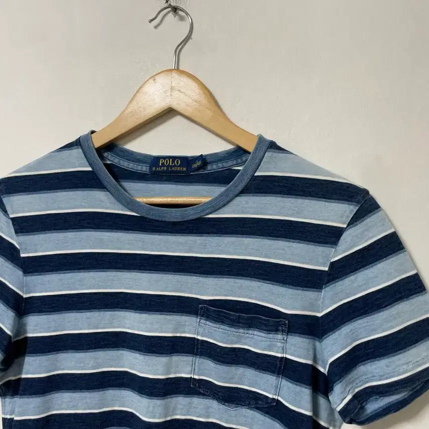 [SOLD OUT] 95 폴로 랄프로렌 스트라이프 스판 포켓 반팔티 정품