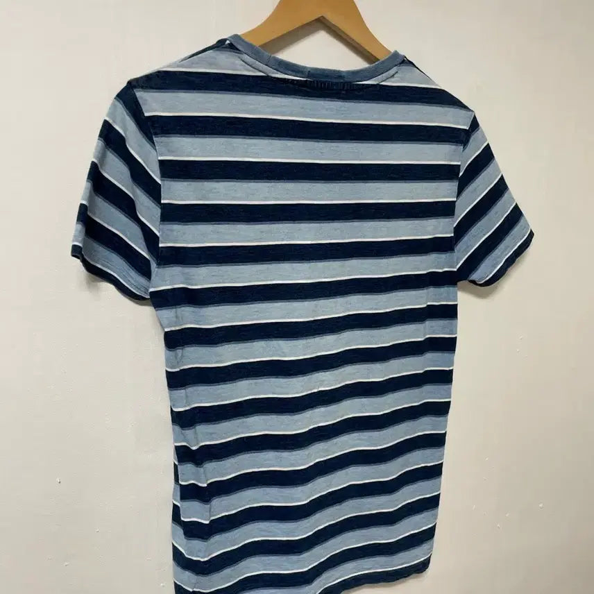 [SOLD OUT] 95 폴로 랄프로렌 스트라이프 스판 포켓 반팔티 정품