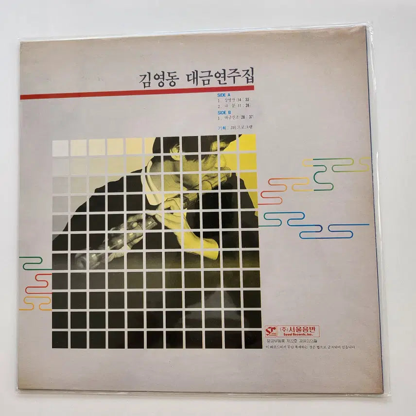 [BUNJANG] Kim Young Dong Daegeum LP Record / 김영동 대금연주집 LP / MINT