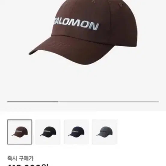 [BUNJANG] Salomon Primary Ball Cap Chocolate L/XL / 살로몬 프라이머리 볼캡 초콜릿색 L/XL