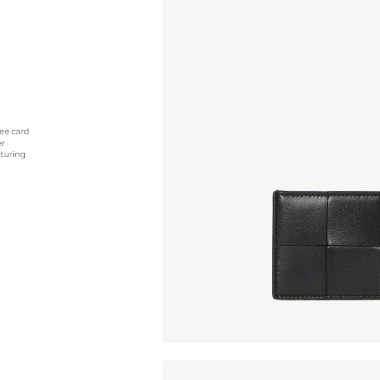 [BUNJANG] Bottega Veneta Card Wallet Black / (새상품) 보테가 베네타 카드지갑 블랙