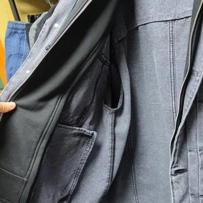 [BUNJANG] Juun.J Denim Hooded Jacket / 준지 데님후드자켓 팝니다