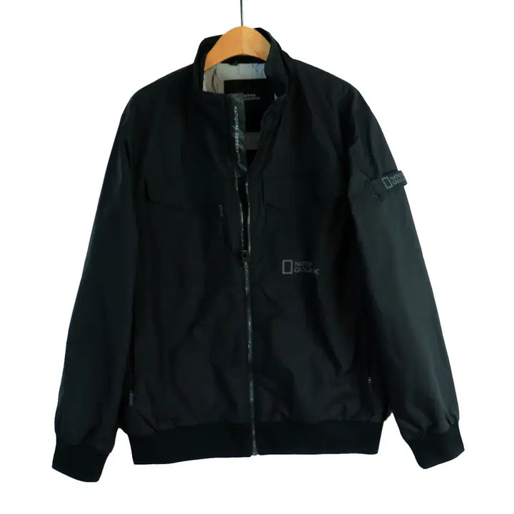 [BUNJANG] National Geographic Black Windbreaker Jacket M Men&