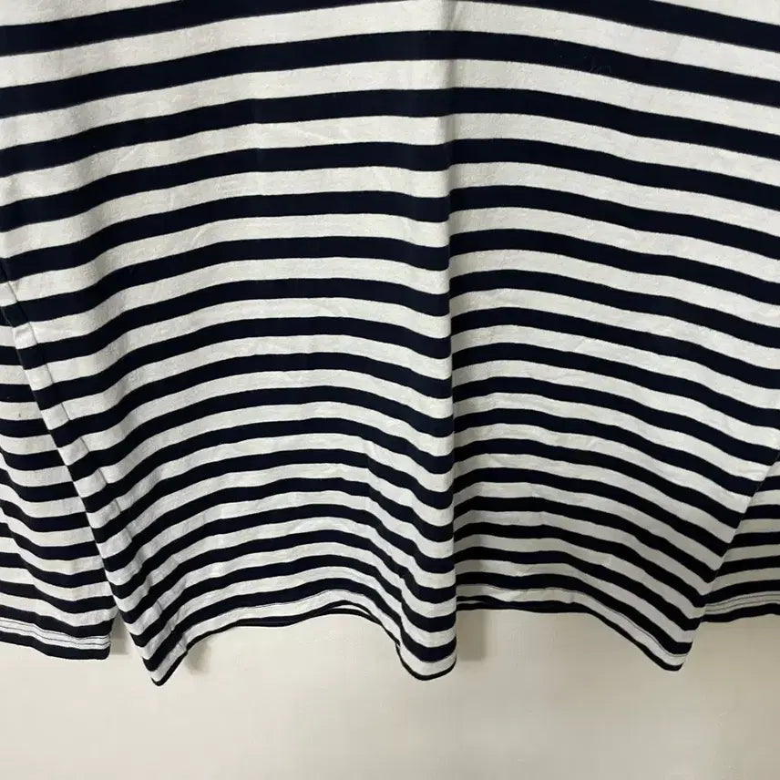 [BUNJANG] TOPTEN Stripe Loose Fit Long Sleeve T-shirt / 105-110 TOPTEN 스트라이프 루즈핏 긴팔티 정품