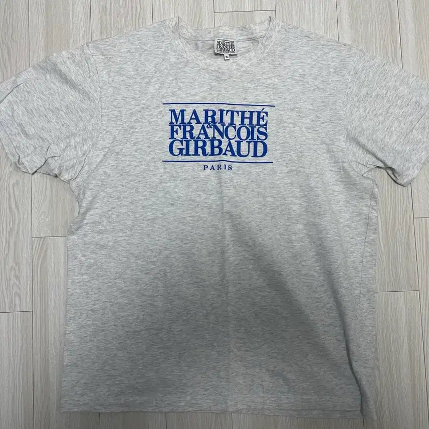 [BUNJANG] Marithe Francois Girbaud Blue Logo T-shirt / 마리떼 반팔티