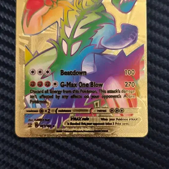[BUNJANG] Pokemon Urshifu Vmax Hyper Rare Gold English / 일격 우라오스 Vmax 하이퍼레어 골드 영어판