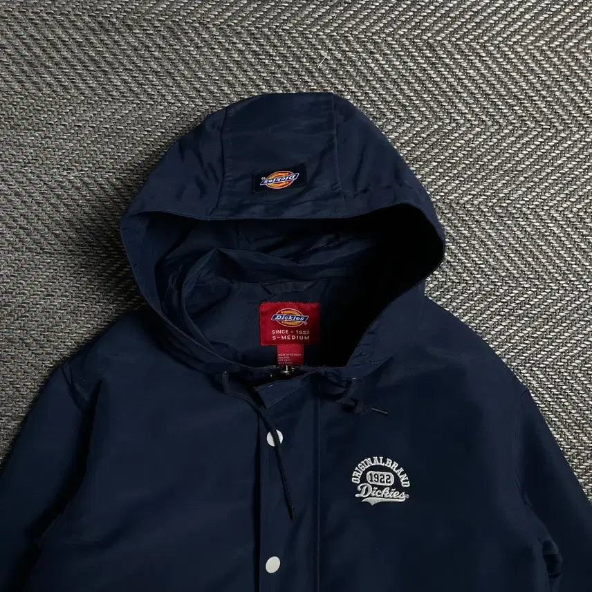 [BUNJANG] Dickies USA Original Stadium Varsity Hooded Jacket Navy / 디키즈 USA 오리지날 스타디움 바시티 후드 자켓 네이비o 5349