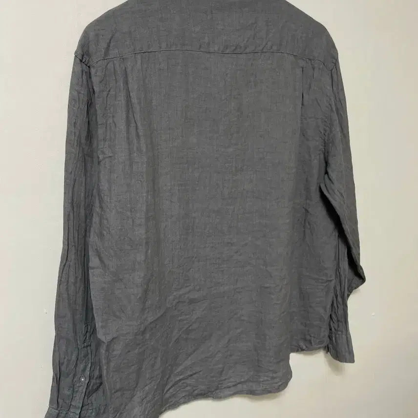 [BUNJANG] GIORDANO Linen Henley Neck Shirt / 100 GIORDANO 린넨 마 루즈핏 헨리넥 셔츠 상의 정품