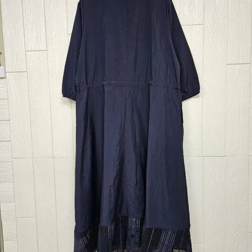 [SOLD OUT] 518. 네이비 바스락스트링 원피스