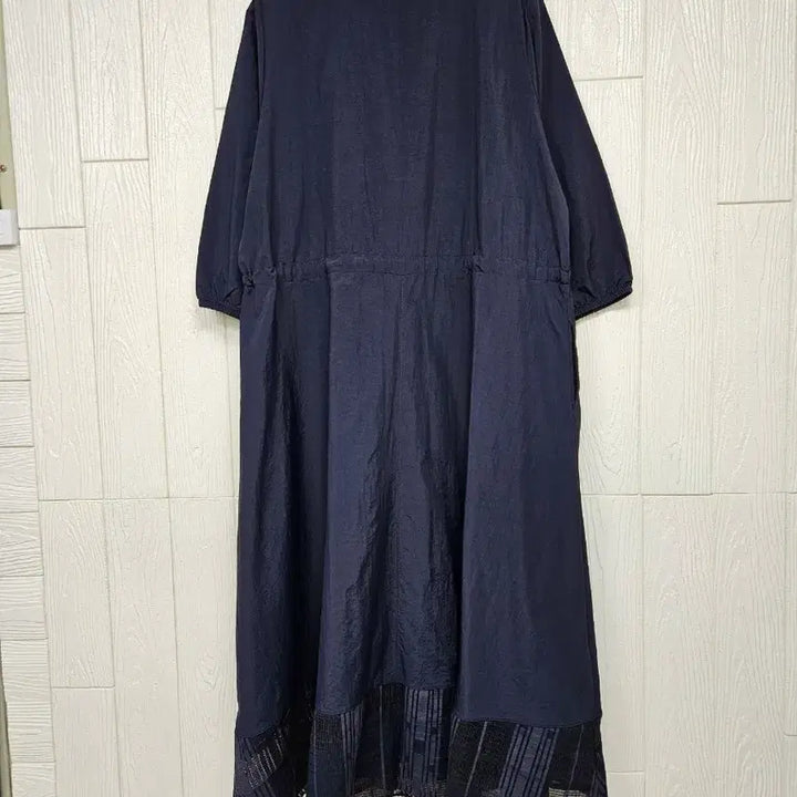 [SOLD OUT] 518. 네이비 바스락스트링 원피스