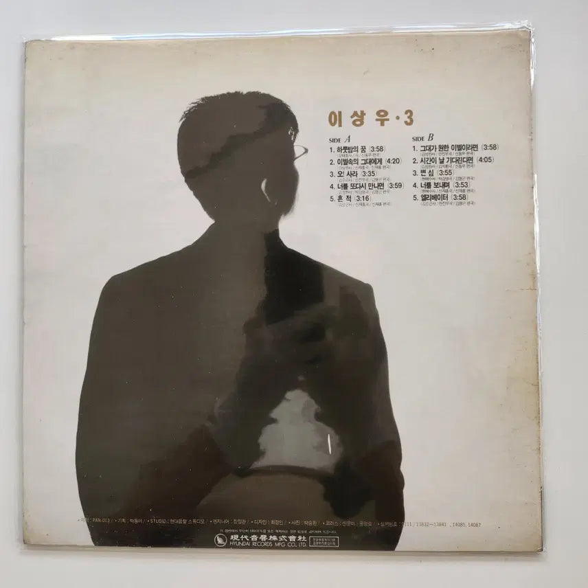 [BUNJANG] Lee Sang-woo 3 LP / 이상우 3 LP / MINT