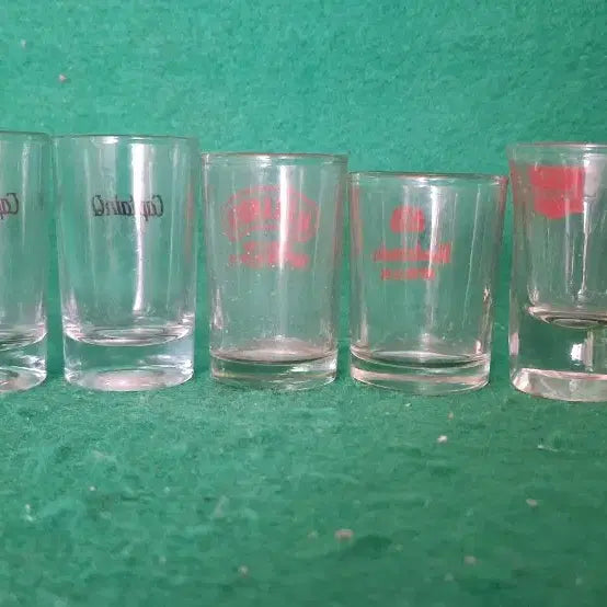[BUNJANG] Vintage Korean Liquor Shot Glasses (13 Pieces) / 국산양주 샷잔13종