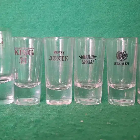 [BUNJANG] Vintage Korean Liquor Shot Glasses (13 Pieces) / 국산양주 샷잔13종