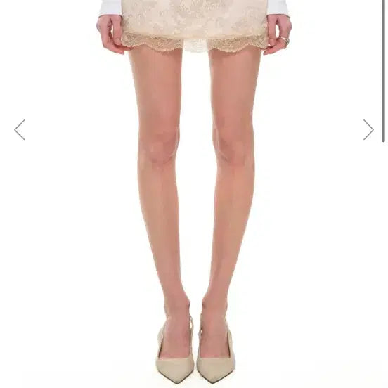 [BUNJANG] toomuchtax Lace Mini Slip Skirt / toomuchtax lace mini slip skirt 새상품