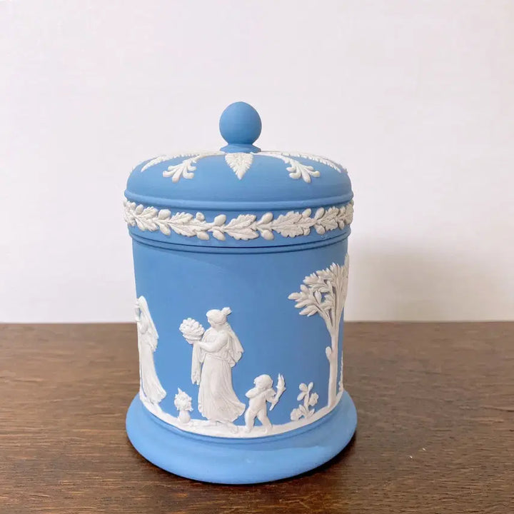 [BUNJANG] Wedgwood Jasper Tea Caddy / 웨지우드 제스퍼 티캐디