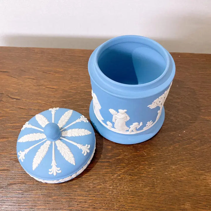 [BUNJANG] Wedgwood Jasper Tea Caddy / 웨지우드 제스퍼 티캐디