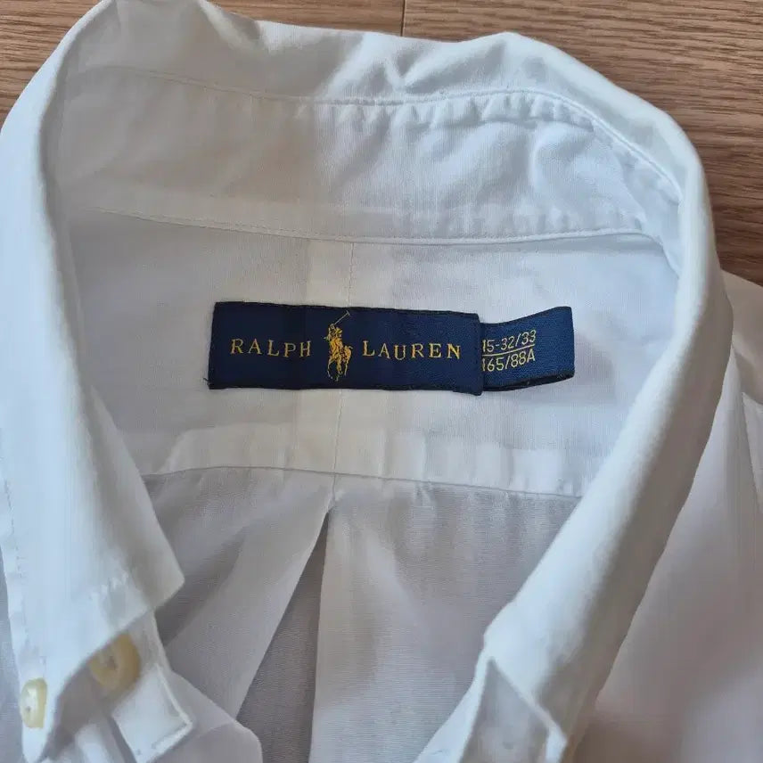 [BUNJANG] Polo Oxford Shirt White Classic M / 폴로 옥스포드 셔츠 화이트 클래식M