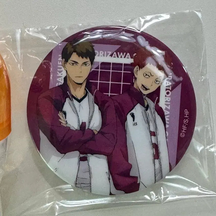 [BUNJANG] Haikyu Shiratorizawa Coin Bank &amp; Can Badge / 하이큐 시라토리자와 동전 넣는 가챠랑 캔뱃지