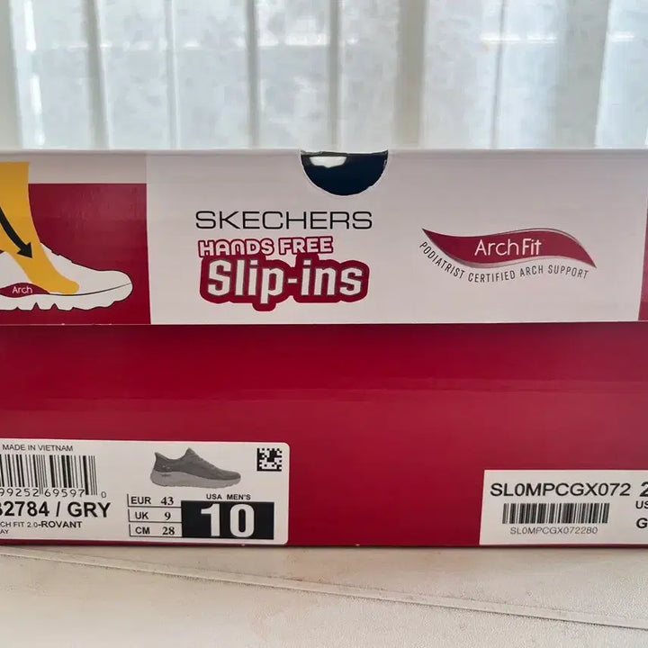 [BUNJANG] Skechers Arch Fit Slip-ins Gray Sneakers / 스케쳐스 아치핏 SLIP-INS 회색 운동화