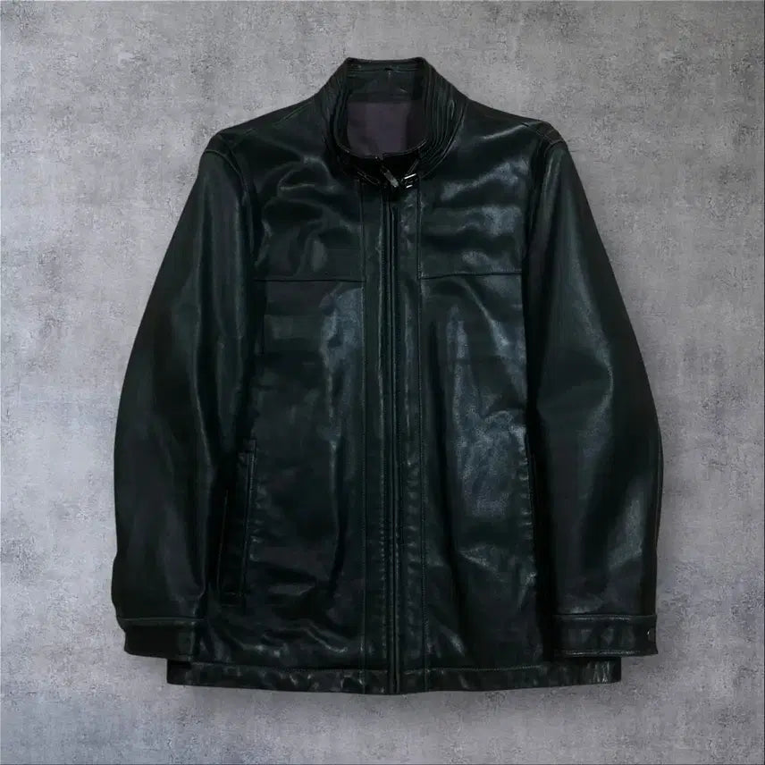 [SOLD OUT] 빈티지 블랙 양가죽 레더 자켓