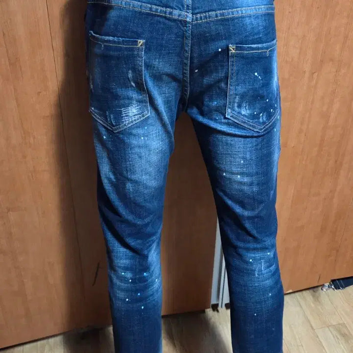 [BUNJANG] Dsquared2 Painting Spot Slim Jeans / 디스퀘어드2 페인팅 스팟 슬림진 48사이즈 (정품, A급 구제)약32