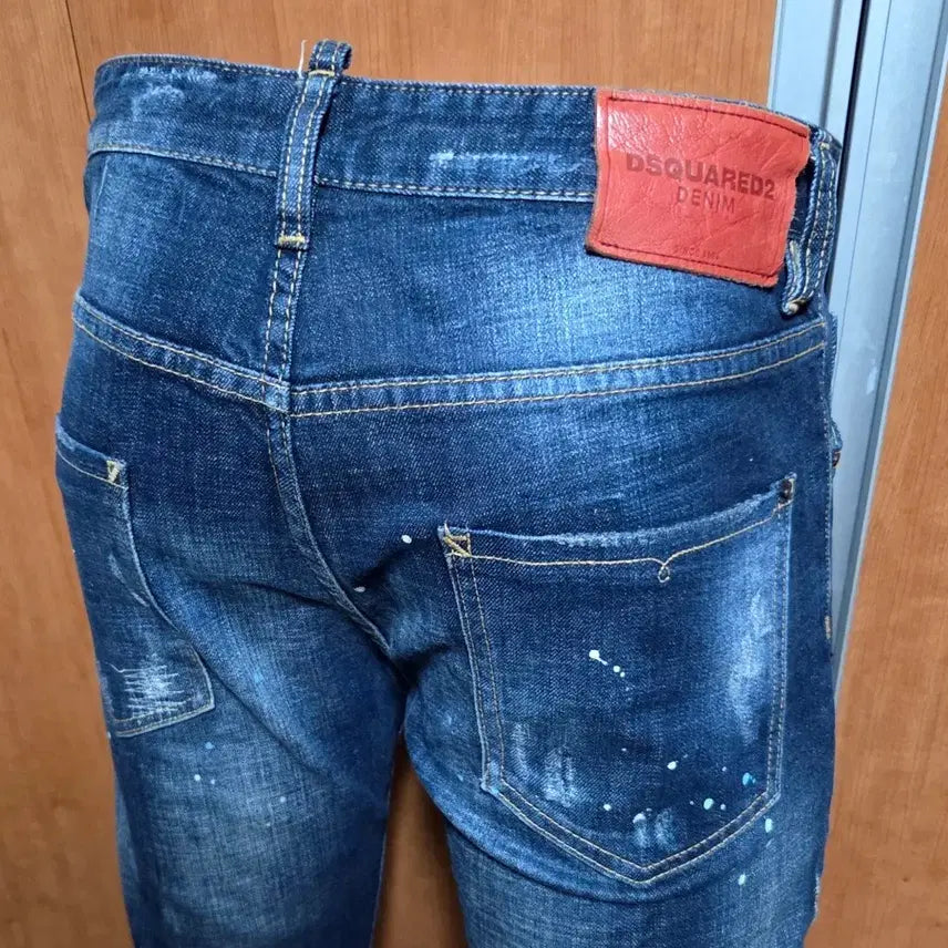 [BUNJANG] Dsquared2 Painting Spot Slim Jeans / 디스퀘어드2 페인팅 스팟 슬림진 48사이즈 (정품, A급 구제)약32