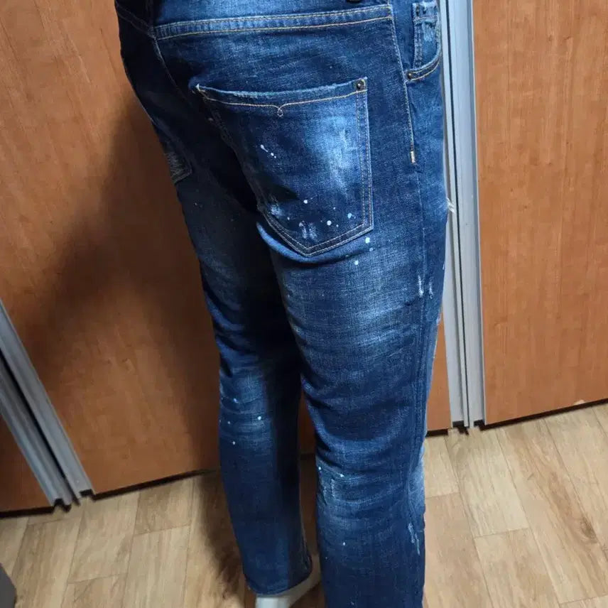 [BUNJANG] Dsquared2 Painting Spot Slim Jeans / 디스퀘어드2 페인팅 스팟 슬림진 48사이즈 (정품, A급 구제)약32