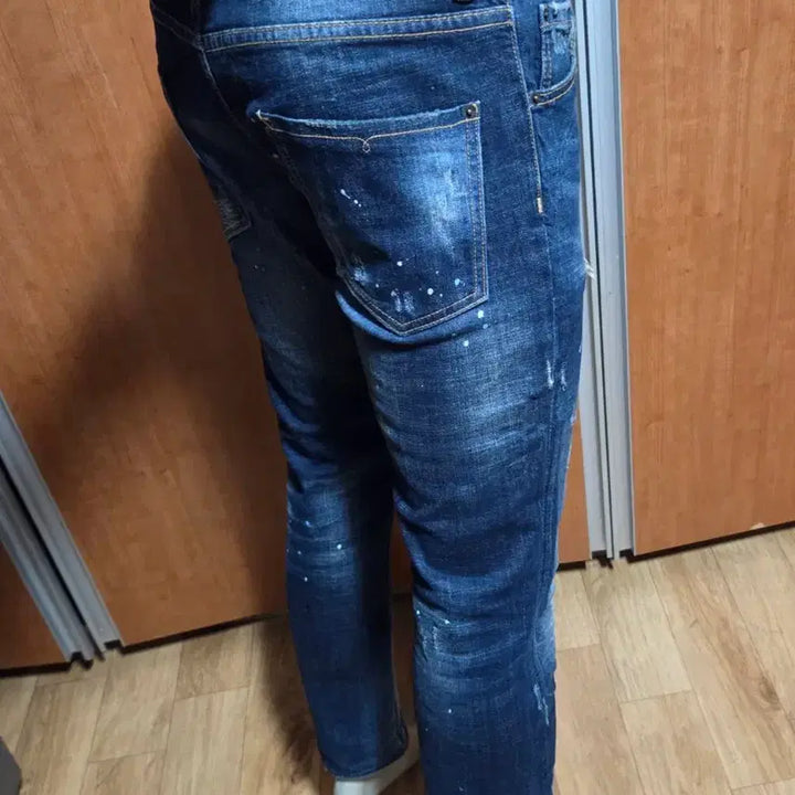 [BUNJANG] Dsquared2 Painting Spot Slim Jeans / 디스퀘어드2 페인팅 스팟 슬림진 48사이즈 (정품, A급 구제)약32