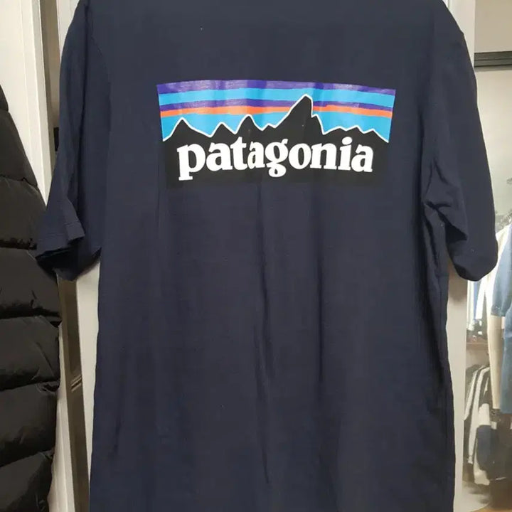 [BUNJANG] Patagonia Navy Short Sleeve T-shirt / 파타고니아 네이비 반팔 티셔츠
