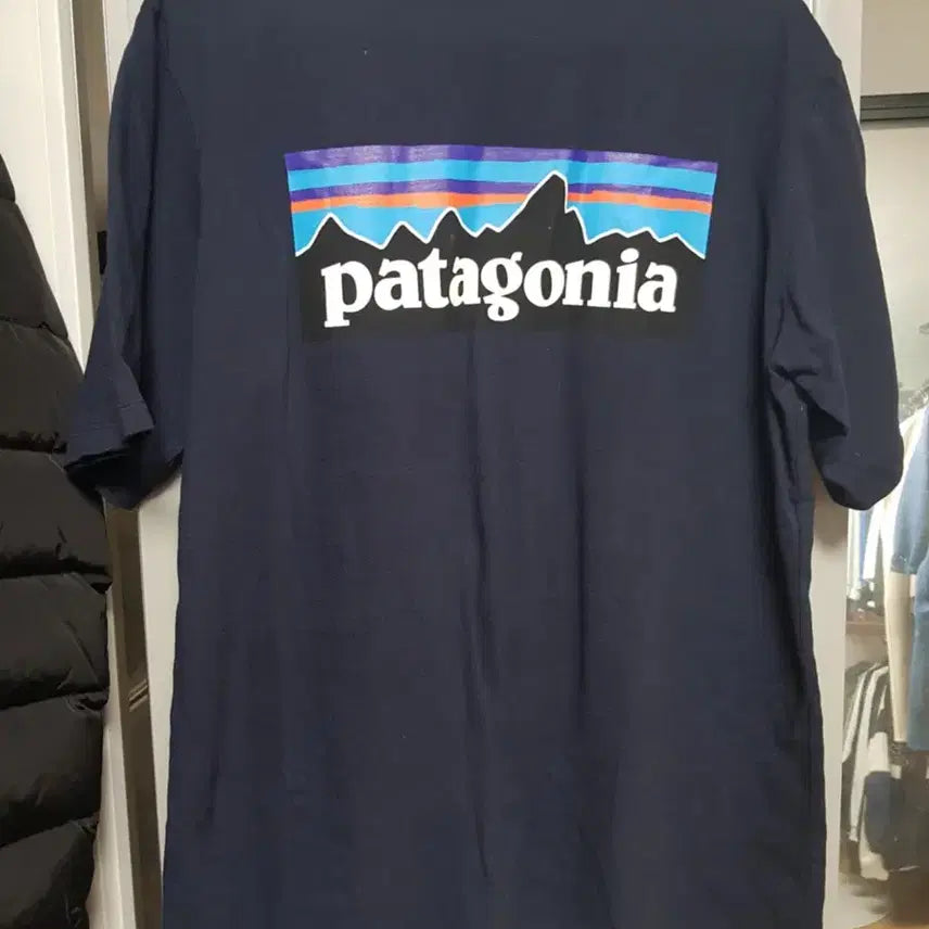 [BUNJANG] Patagonia Navy Short Sleeve T-shirt / 파타고니아 네이비 반팔 티셔츠