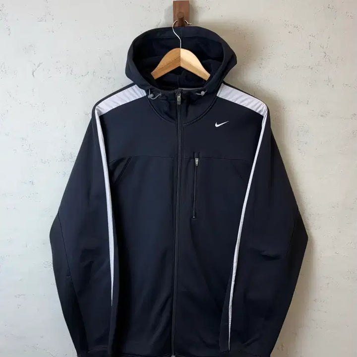 [BUNJANG] Nike 00s Old School Therma-FIT Swoosh Hooded Jersey / [XL] 나이키 00s 올드스쿨 써마핏 스우시 후드 져지