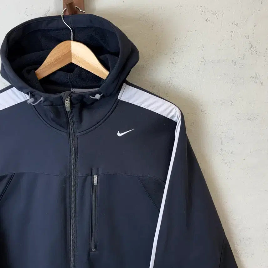 [BUNJANG] Nike 00s Old School Therma-FIT Swoosh Hooded Jersey / [XL] 나이키 00s 올드스쿨 써마핏 스우시 후드 져지