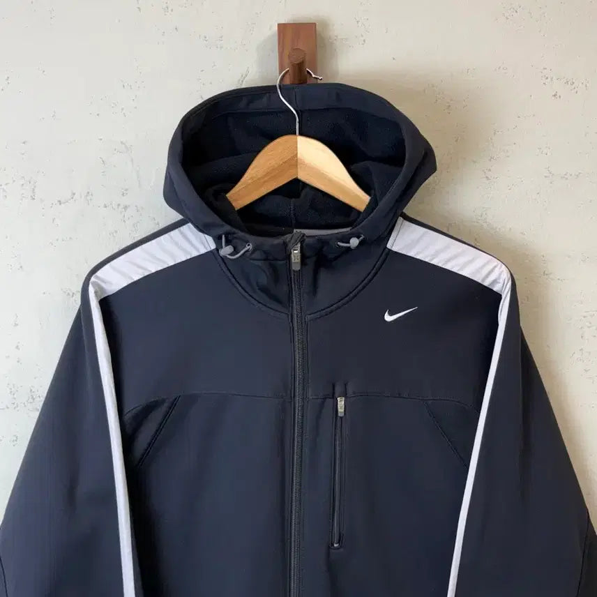 [BUNJANG] Nike 00s Old School Therma-FIT Swoosh Hooded Jersey / [XL] 나이키 00s 올드스쿨 써마핏 스우시 후드 져지