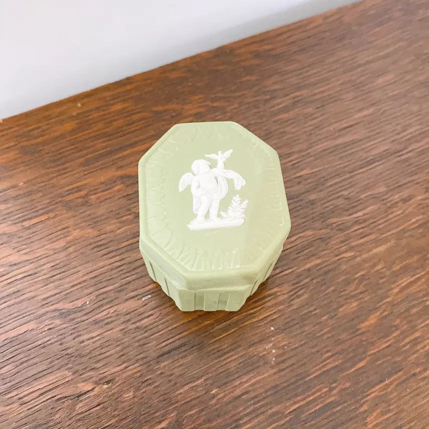 [BUNJANG] Wedgwood Green Trinket / 웨지우드 그린 트링킷 귀템