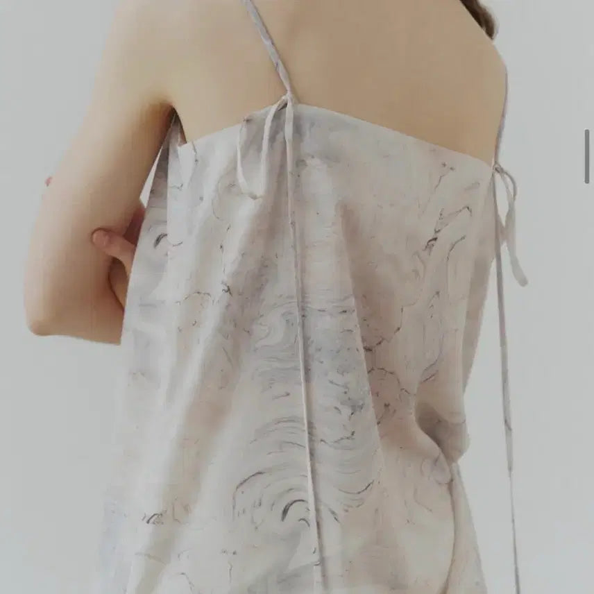 [BUNJANG] Noir Pour Femme Marbling Bustier Long Dress / [미착용] 노이어 포 우먼 마블링 뷔스티에 롱 드레스