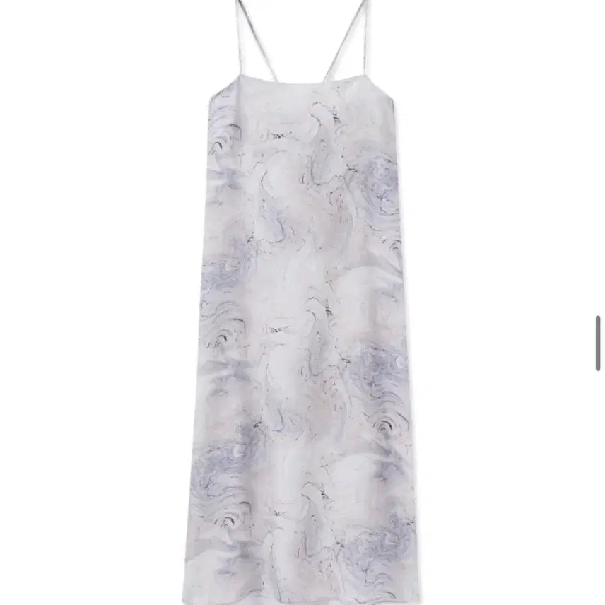 [BUNJANG] Noir Pour Femme Marbling Bustier Long Dress / [미착용] 노이어 포 우먼 마블링 뷔스티에 롱 드레스
