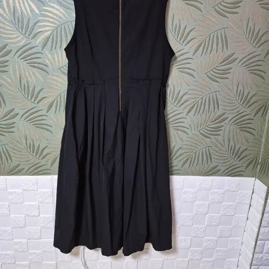 [BUNJANG] Black Sleeveless Long Dress / 블랙 민소매 바스락 롱 원피스