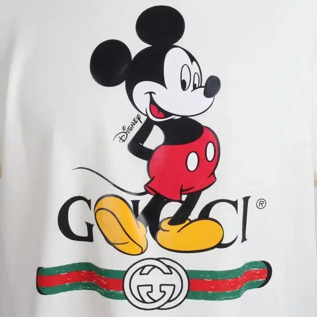 [BUNJANG] Gucci x Disney Oversized T-Shirt Ivory S / 구찌X디즈니 오버핏 티셔츠 아이보리 S(95)