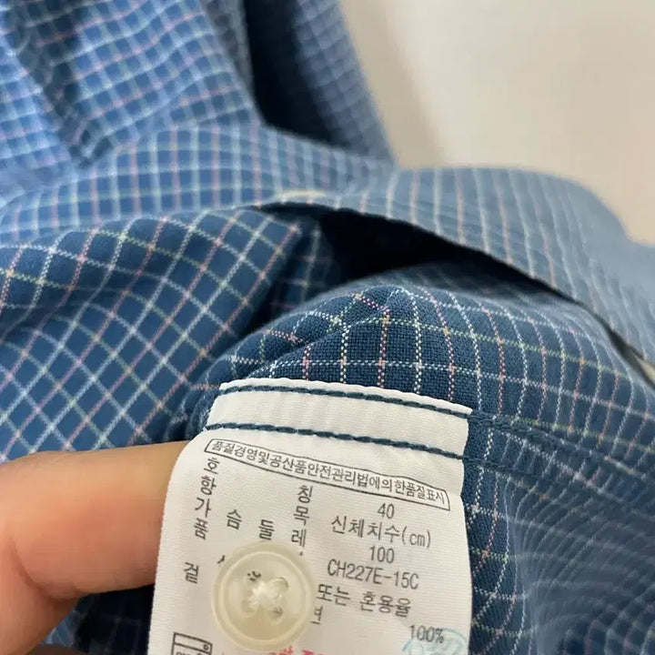 [SOLD OUT] 100 라코스테 체크 셔츠 남방 정품