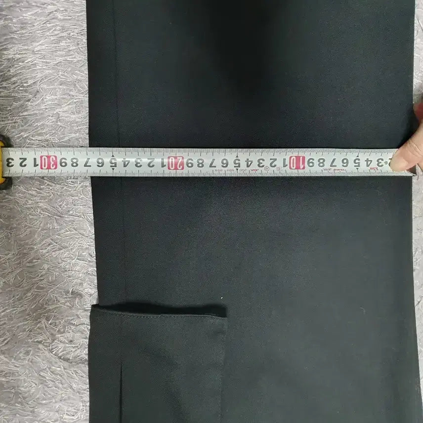 [BUNJANG] Seven Cella Semi-Wide String Cargo Pants Black 32 / 세븐셀라 카고 바지 세미와이드 스트링 팬츠 블랙 32