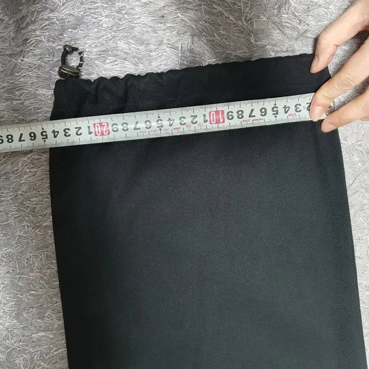[BUNJANG] Seven Cella Semi-Wide String Cargo Pants Black 32 / 세븐셀라 카고 바지 세미와이드 스트링 팬츠 블랙 32