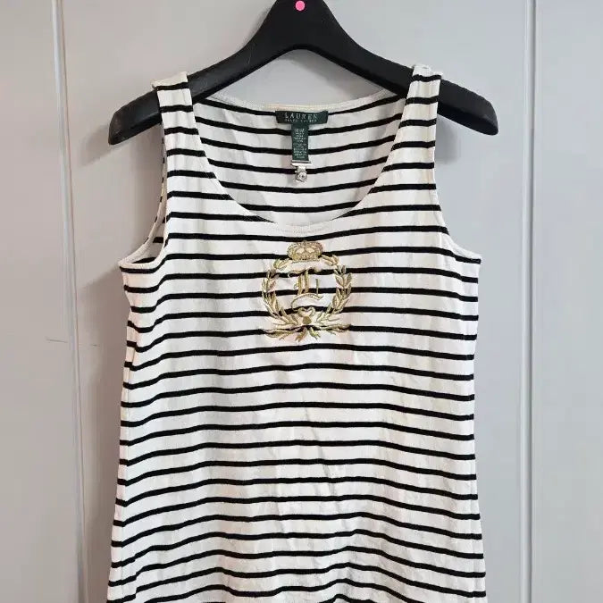 [SOLD OUT] 랄프로렌 스트라이프 캡소매 탱크탑