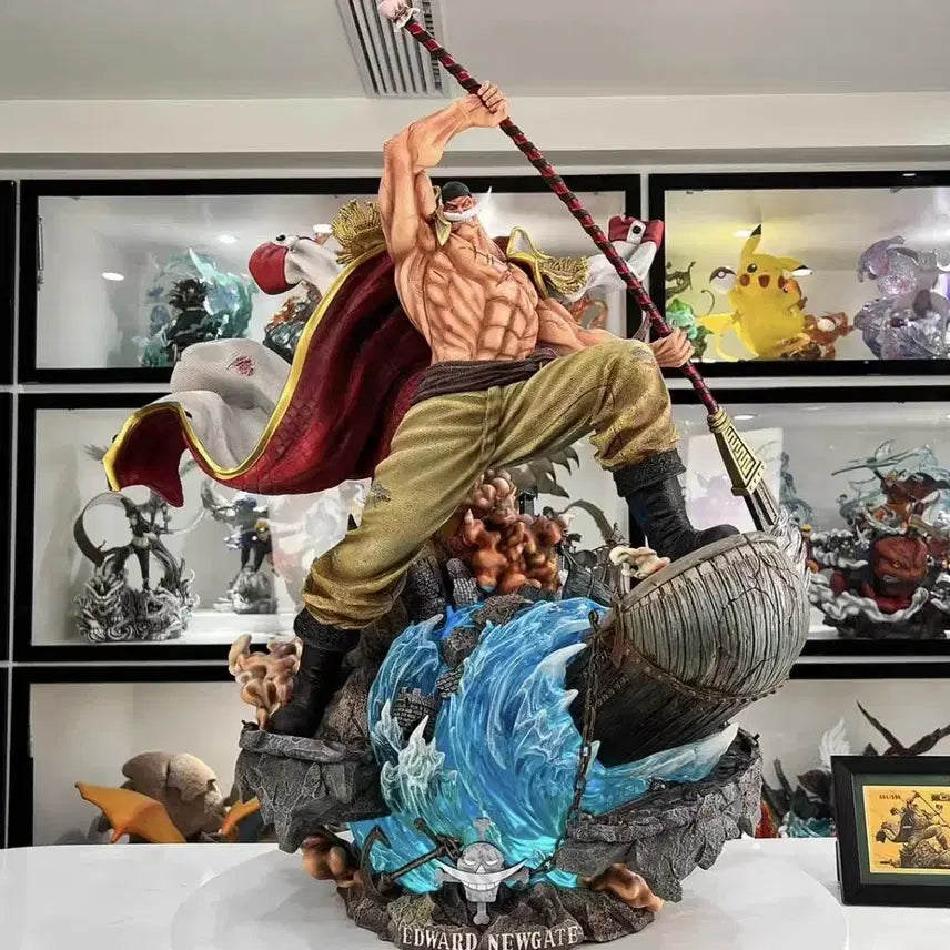 [BUNJANG] Whitebeard Resin Diorama Figure / *주문제작새상품*원피스 흰수염 레진 디오라마 초대형 피규어